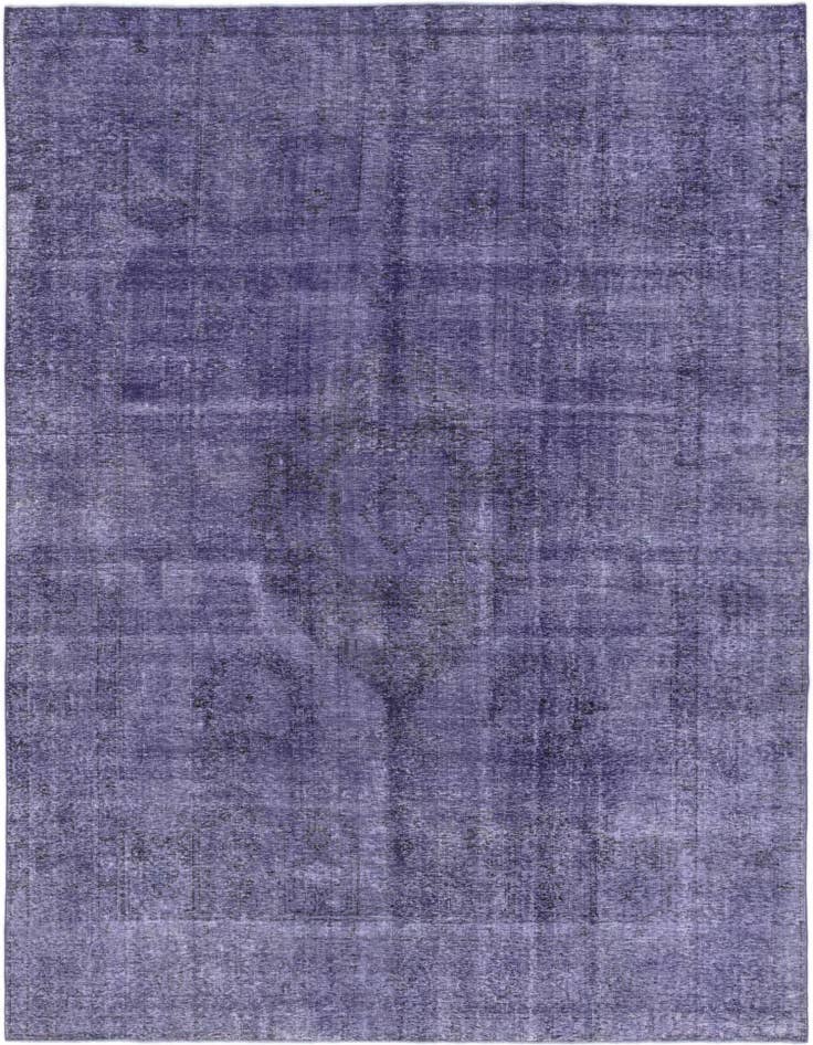 Detail image of 9' 8 x 13' Hand Knotted Ultra Vintage Persian Wool Rug