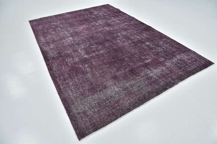 6' 9 x 9' 9 Hand Knotted Ultra Vintage Persian Wool Rug