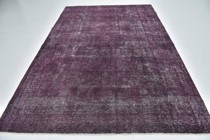 Detail image of 6' 9 x 9' 9 Hand Knotted Ultra Vintage Persian Wool Rug