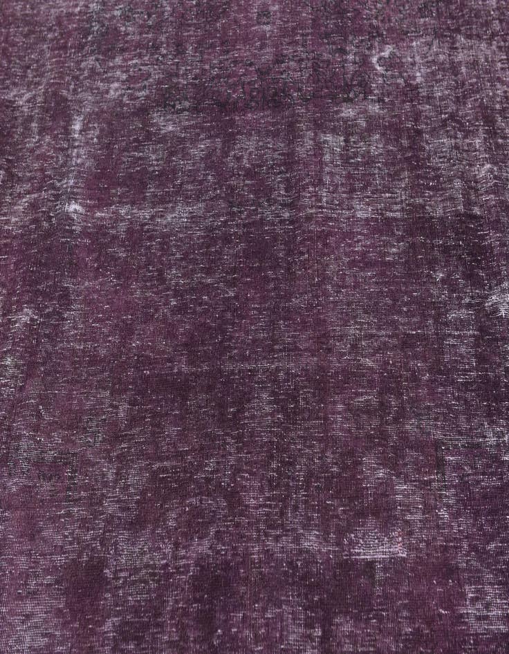 Detail image of 6' 9 x 9' 9  Hand Knotted Ultra Vintage Persian Wool Rug