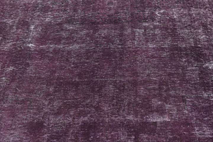 6' 9 x 9' 9 Hand Knotted Ultra Vintage Persian Wool Rug