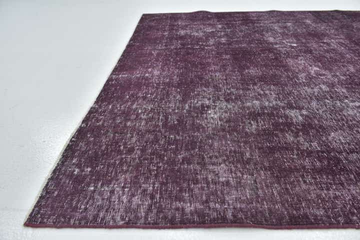 6' 9 x 9' 9 Hand Knotted Ultra Vintage Persian Wool Rug