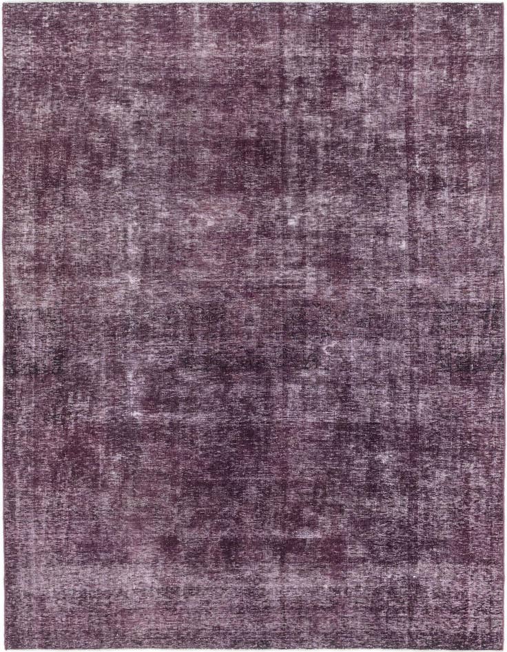Detail image of 6' 9 x 9' 9 Hand Knotted Ultra Vintage Persian Wool Rug