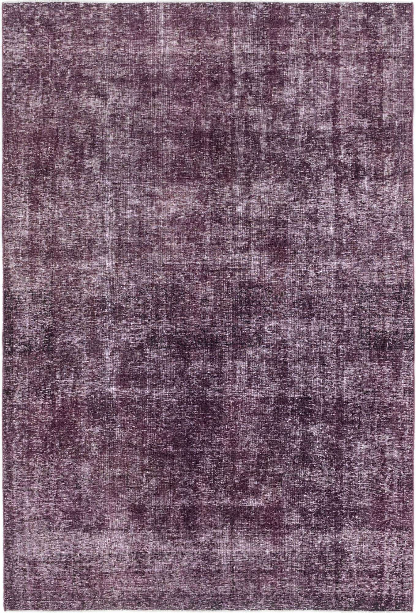6' 9 x 9' 9 Hand Knotted Ultra Vintage Persian Wool Rug