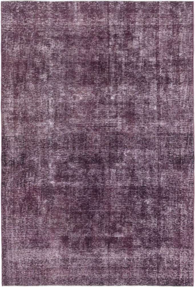 6' 9 x 9' 9 Hand Knotted Ultra Vintage Persian Wool Rug