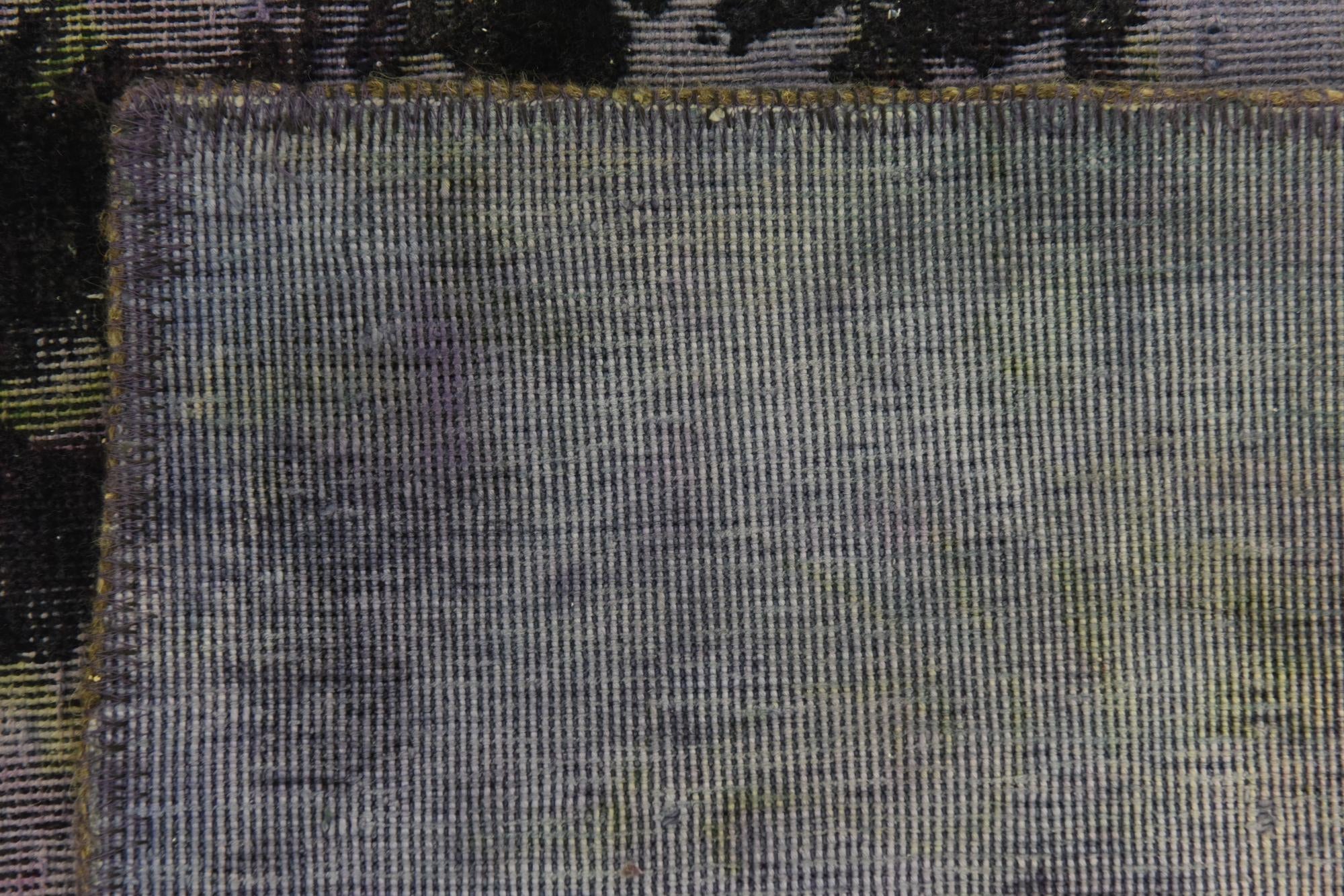 5' 9 x 8' Hand Knotted Ultra Vintage Persian Wool Rug