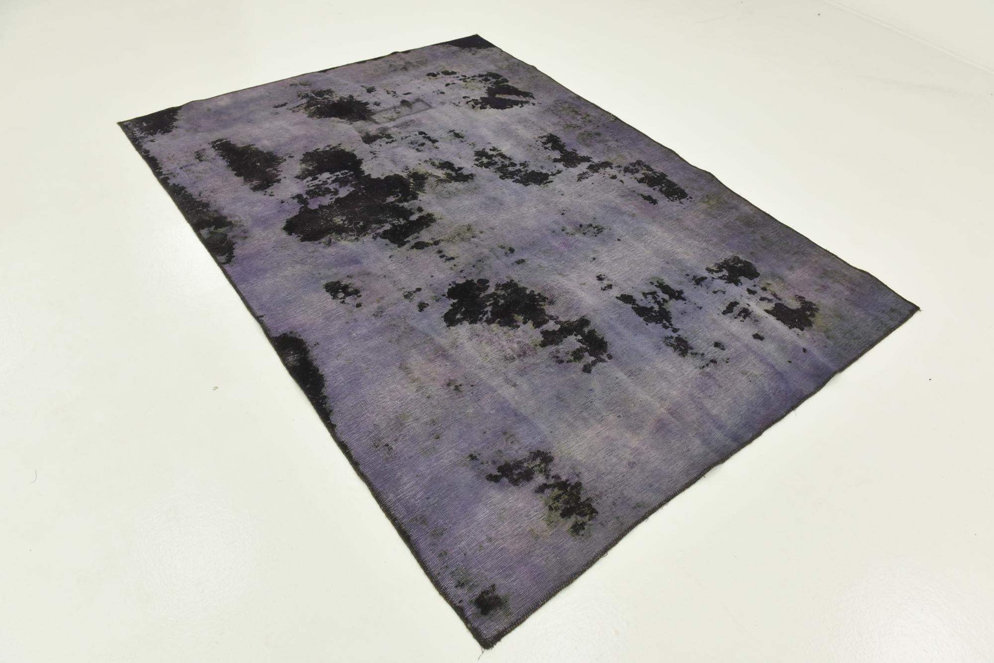 5' 9 x 8' Hand Knotted Ultra Vintage Persian Wool Rug