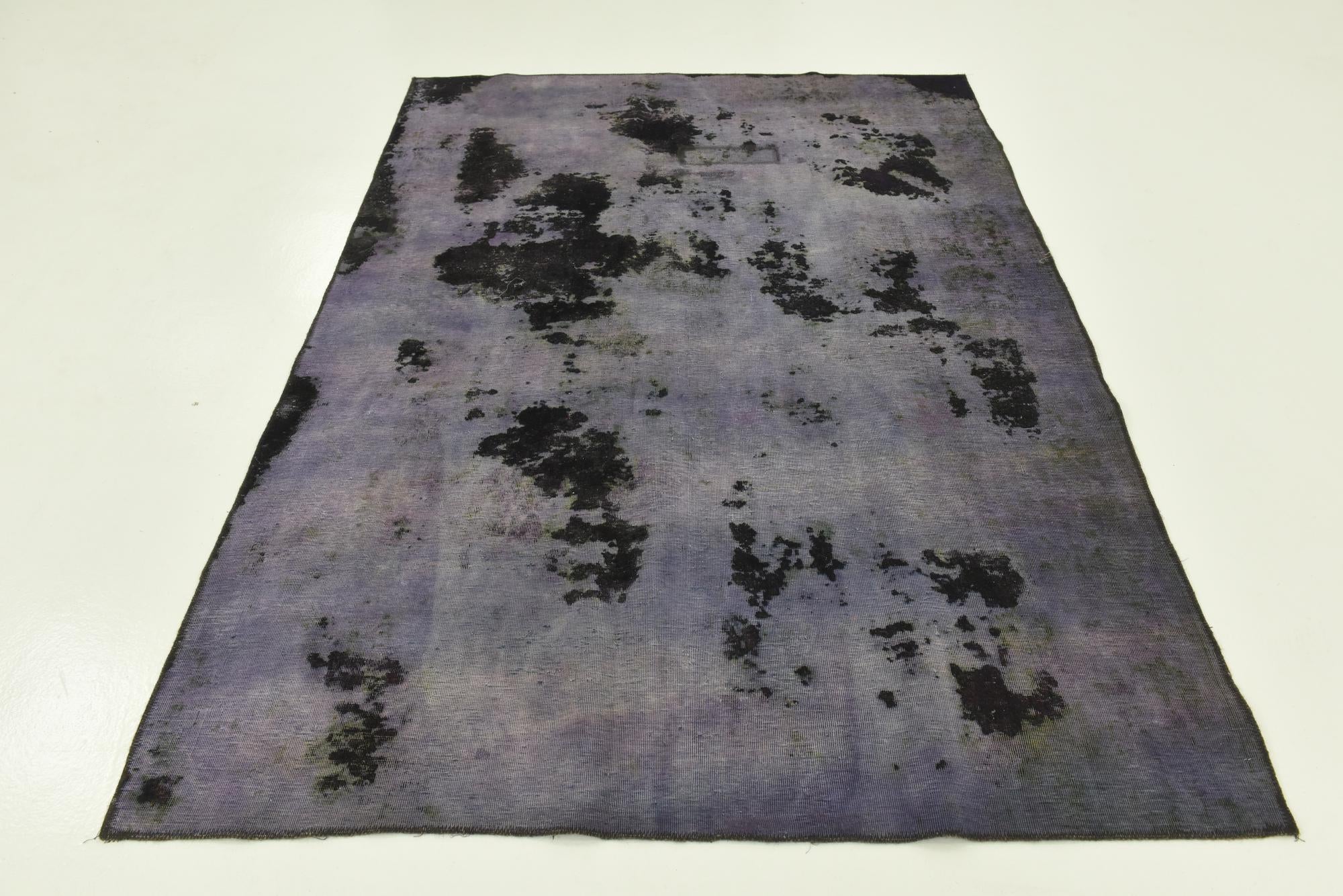 5' 9 x 8' Hand Knotted Ultra Vintage Persian Wool Rug
