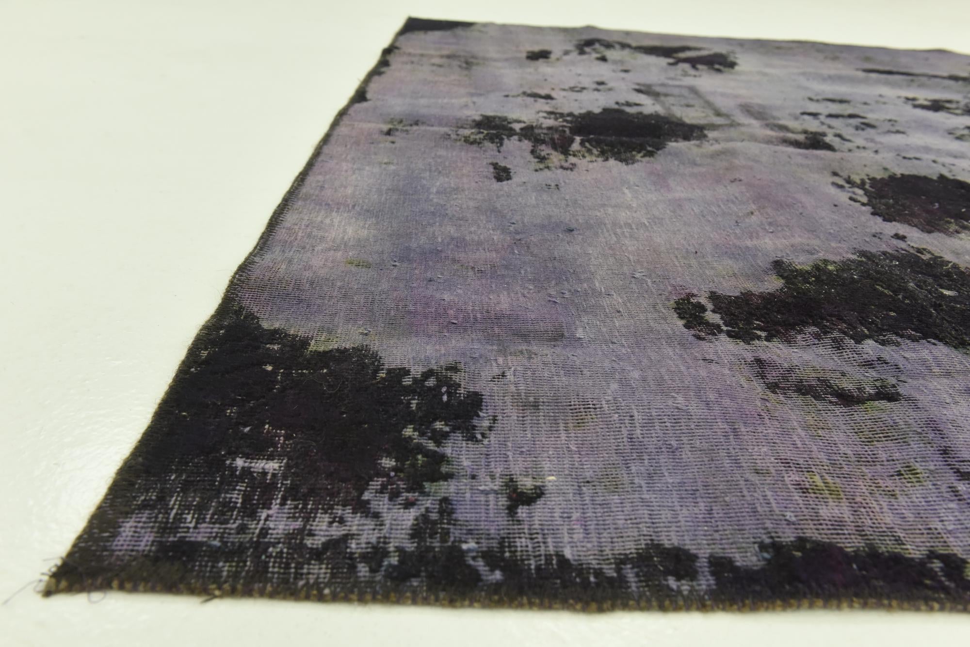 5' 9 x 8' Hand Knotted Ultra Vintage Persian Wool Rug