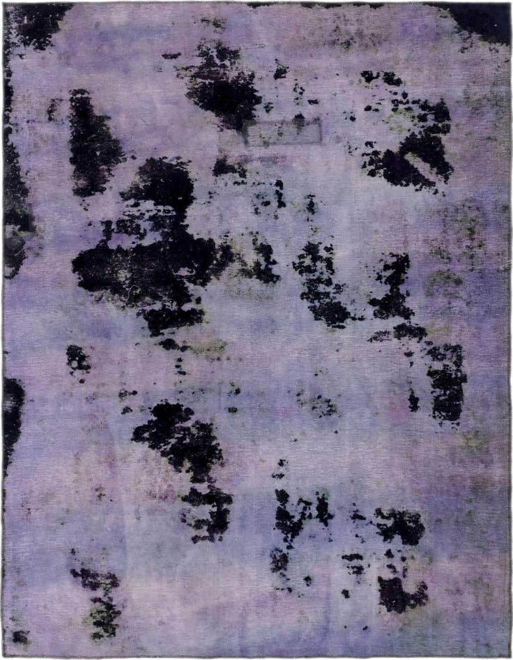 Detail image of 5' 9 x 8' Hand Knotted Ultra Vintage Persian Wool Rug