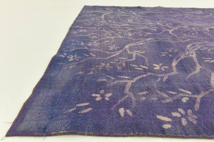 Detail image of 5' 6 x 9' 4 Hand Knotted Ultra Vintage Persian Wool Rug