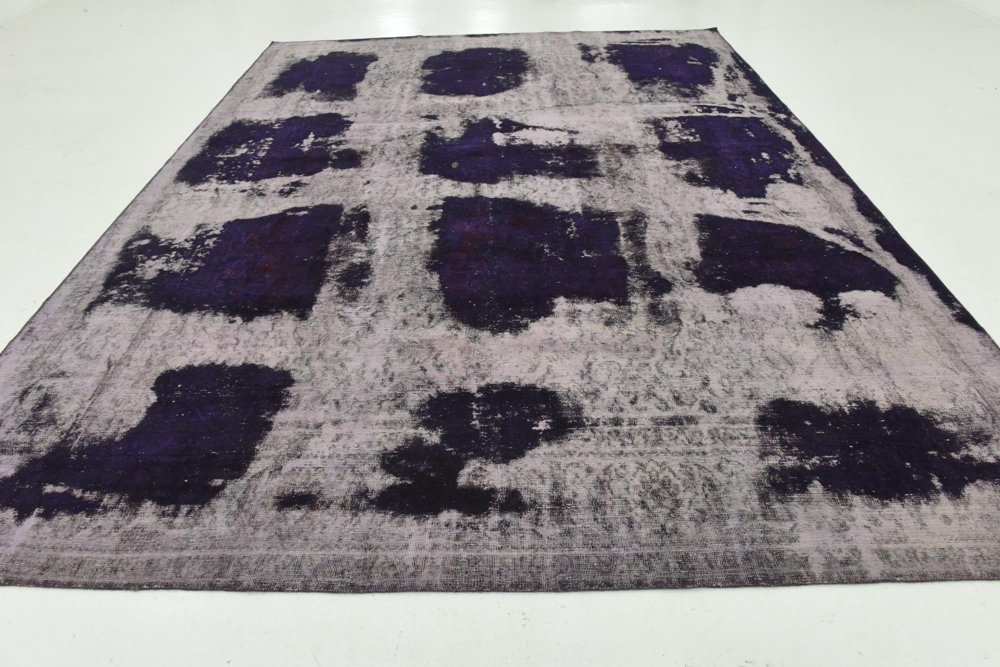 9' 5 x 12' 8 Hand Knotted Ultra Vintage Persian Wool Rug
