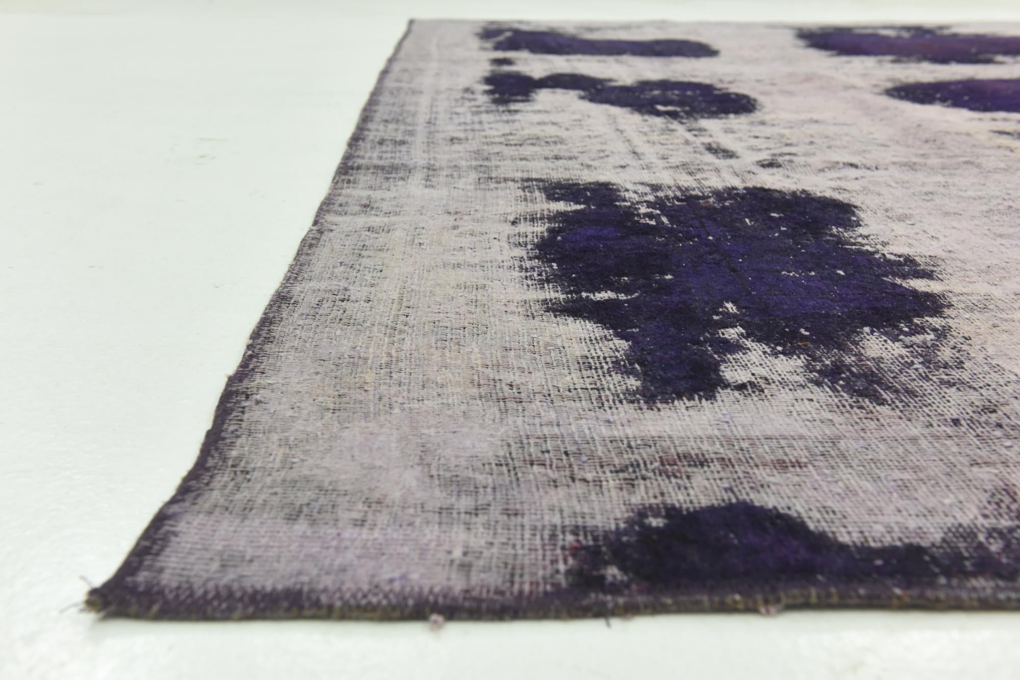 9' 5 x 12' 8 Hand Knotted Ultra Vintage Persian Wool Rug