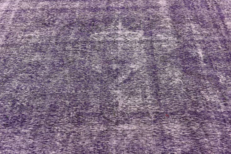 Detail image of 7' 10 x 10' 10 Hand Knotted Ultra Vintage Persian Wool Rug