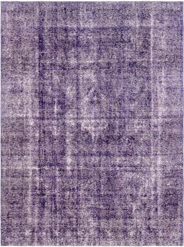 7' 10 x 10' 10 Hand Knotted Ultra Vintage Persian Wool Rug