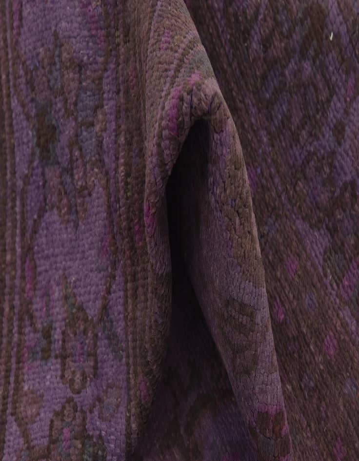 Detail image of 7' x 10' Hand Knotted Ultra Vintage Persian Wool Rug