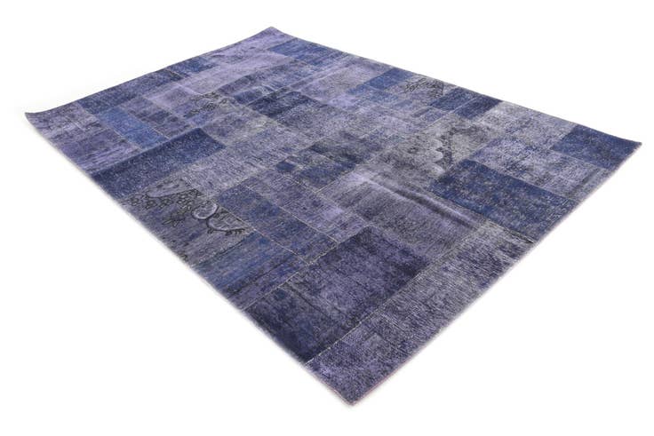 Detail image of 6' 9 x 8' 10 Hand Knotted Ultra Vintage Persian Wool Rug