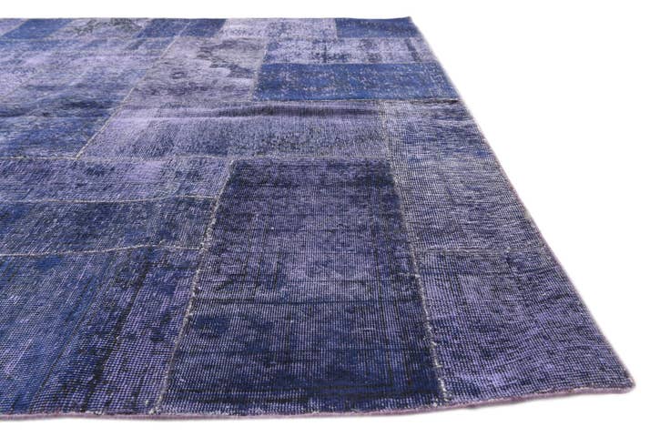 Detail image of 6' 9 x 8' 10 Hand Knotted Ultra Vintage Persian Wool Rug