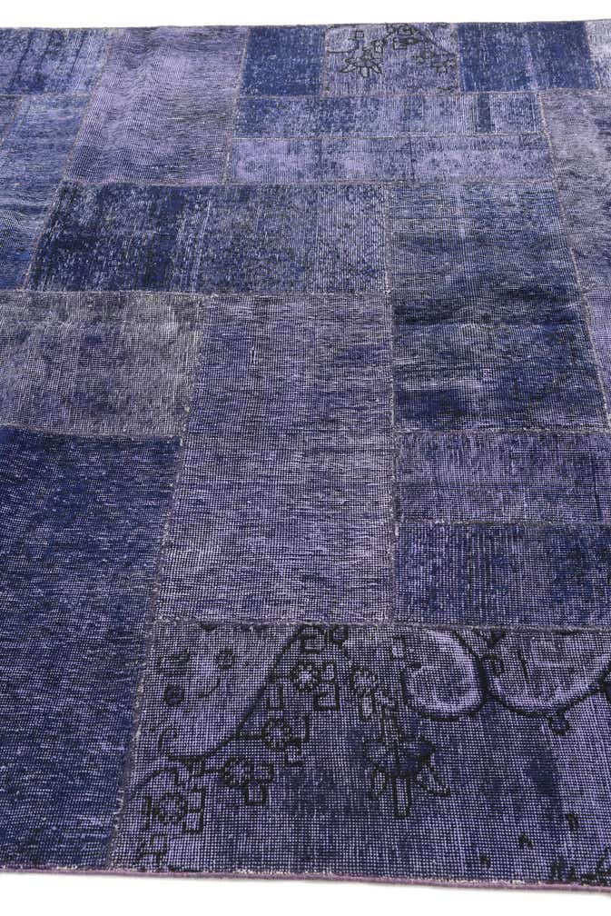6' 9 x 8' 10 Hand Knotted Ultra Vintage Persian Wool Rug