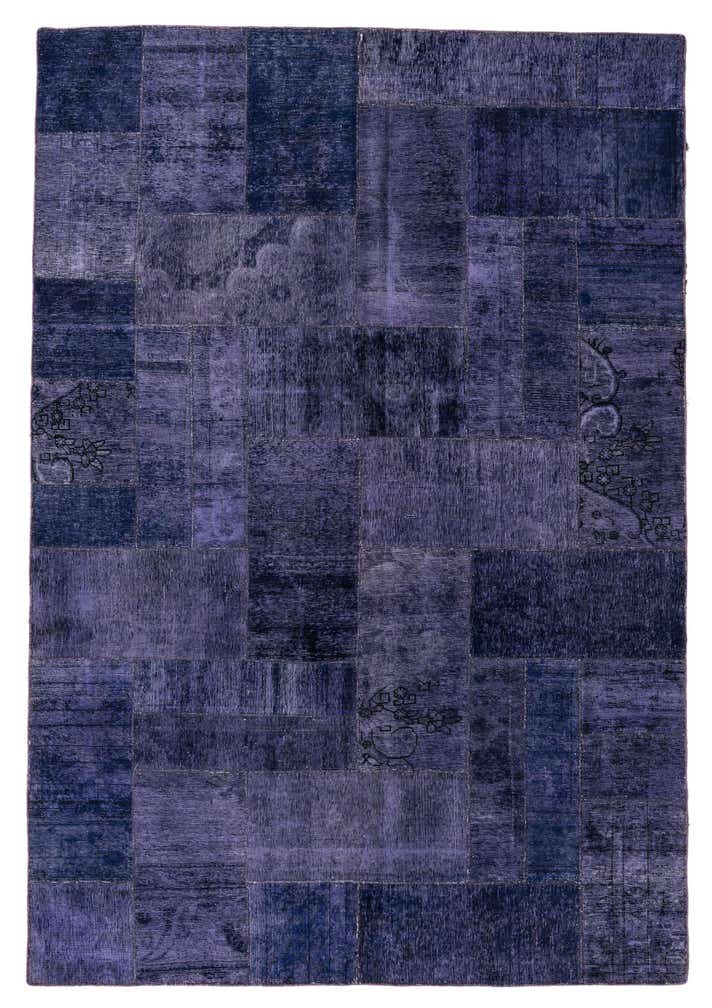 6' 9 x 8' 10 Hand Knotted Ultra Vintage Persian Wool Rug