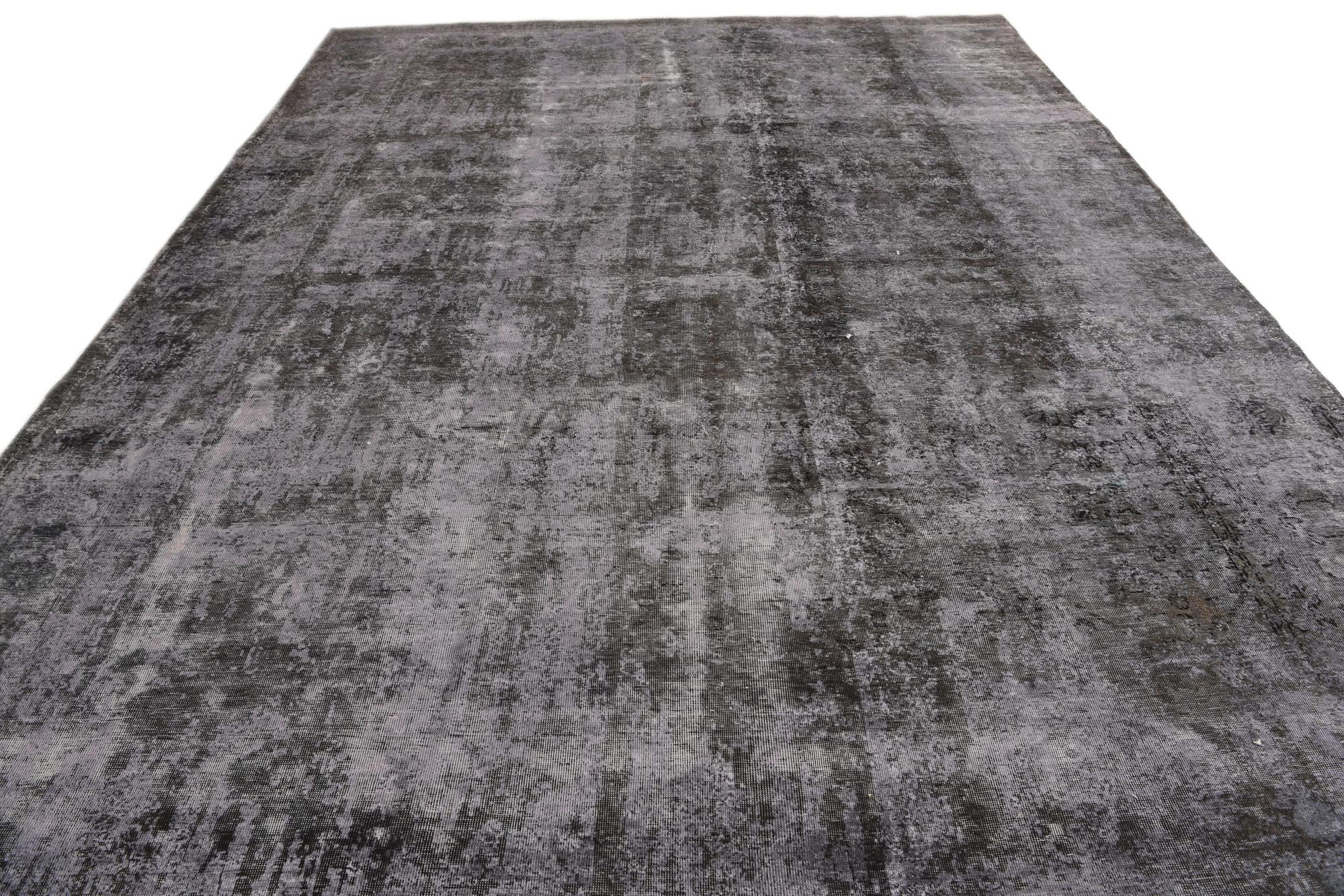 9' 5 x 12' 10 Hand Knotted Ultra Vintage Persian Wool Rug