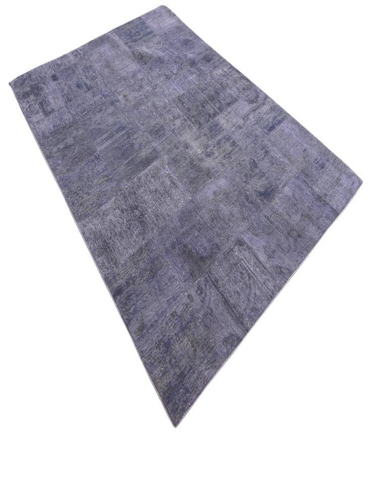 Detail image of 5' 9 x 8'  Hand Knotted Ultra Vintage Persian Wool Rug