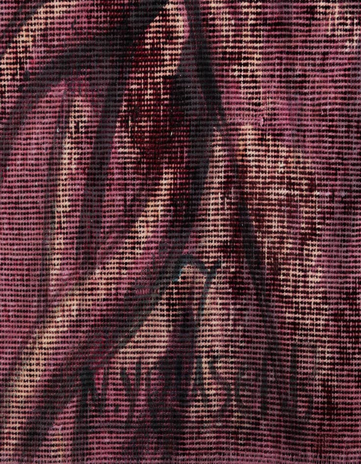 Detail image of 3' 2 x 4' 4  Hand Knotted Ultra Vintage Persian Wool Rug