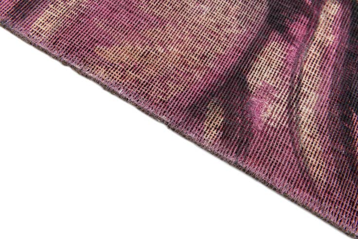 Detail image of 3' 2 x 4' 4 Hand Knotted Ultra Vintage Persian Wool Rug