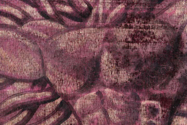 3' 2 x 4' 4 Hand Knotted Ultra Vintage Persian Wool Rug