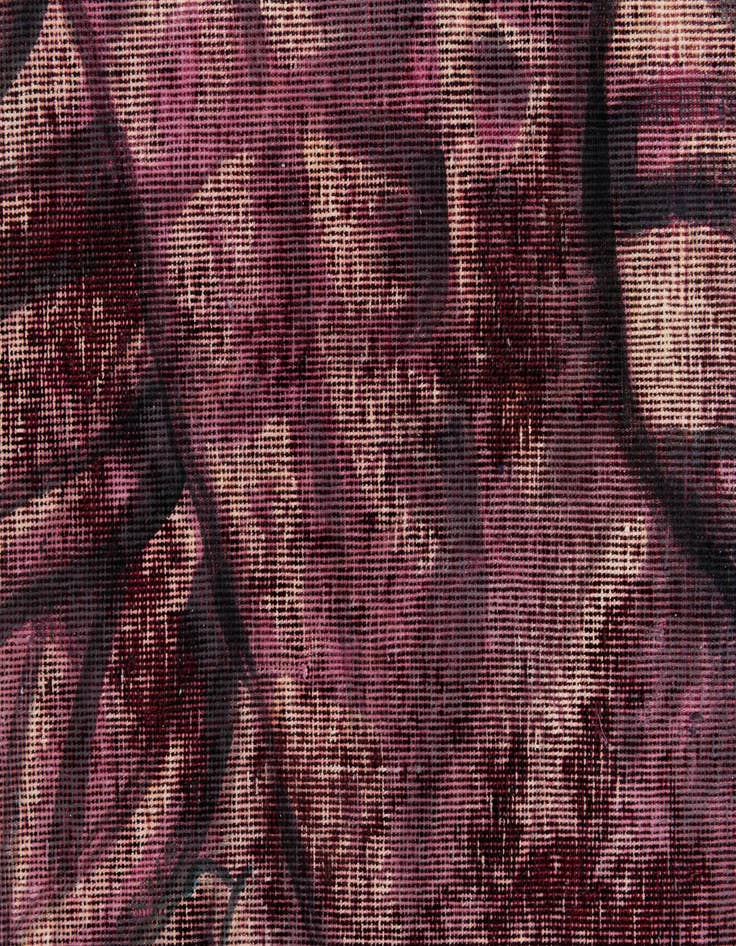 Detail image of 3' 2 x 4' 4  Hand Knotted Ultra Vintage Persian Wool Rug