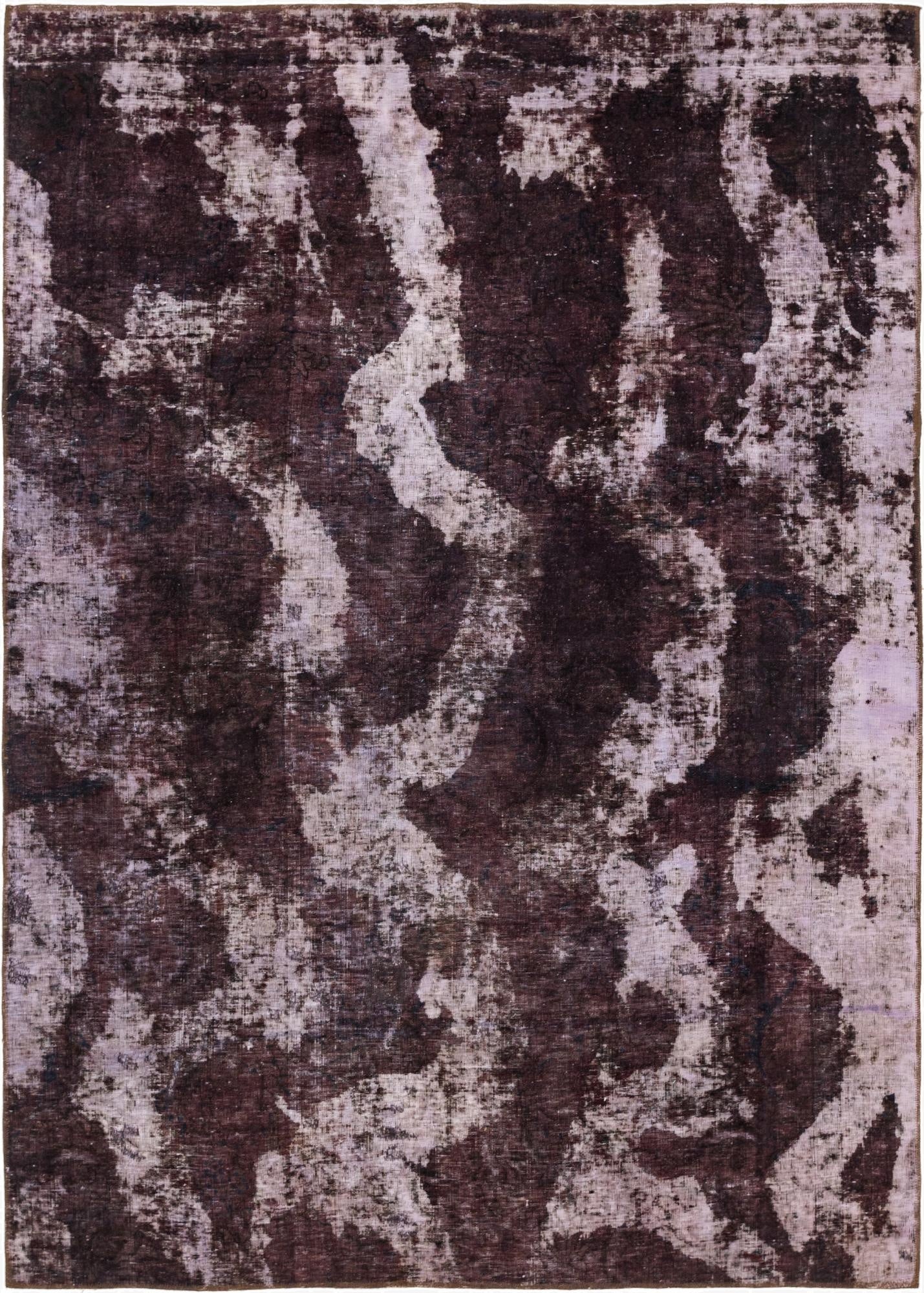 6' 2 x 8' 9  Hand Knotted Ultra Vintage Persian Wool Rug