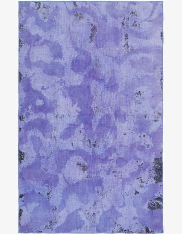 5' 8 x 9' Hand Knotted Ultra Vintage Persian Wool Rug