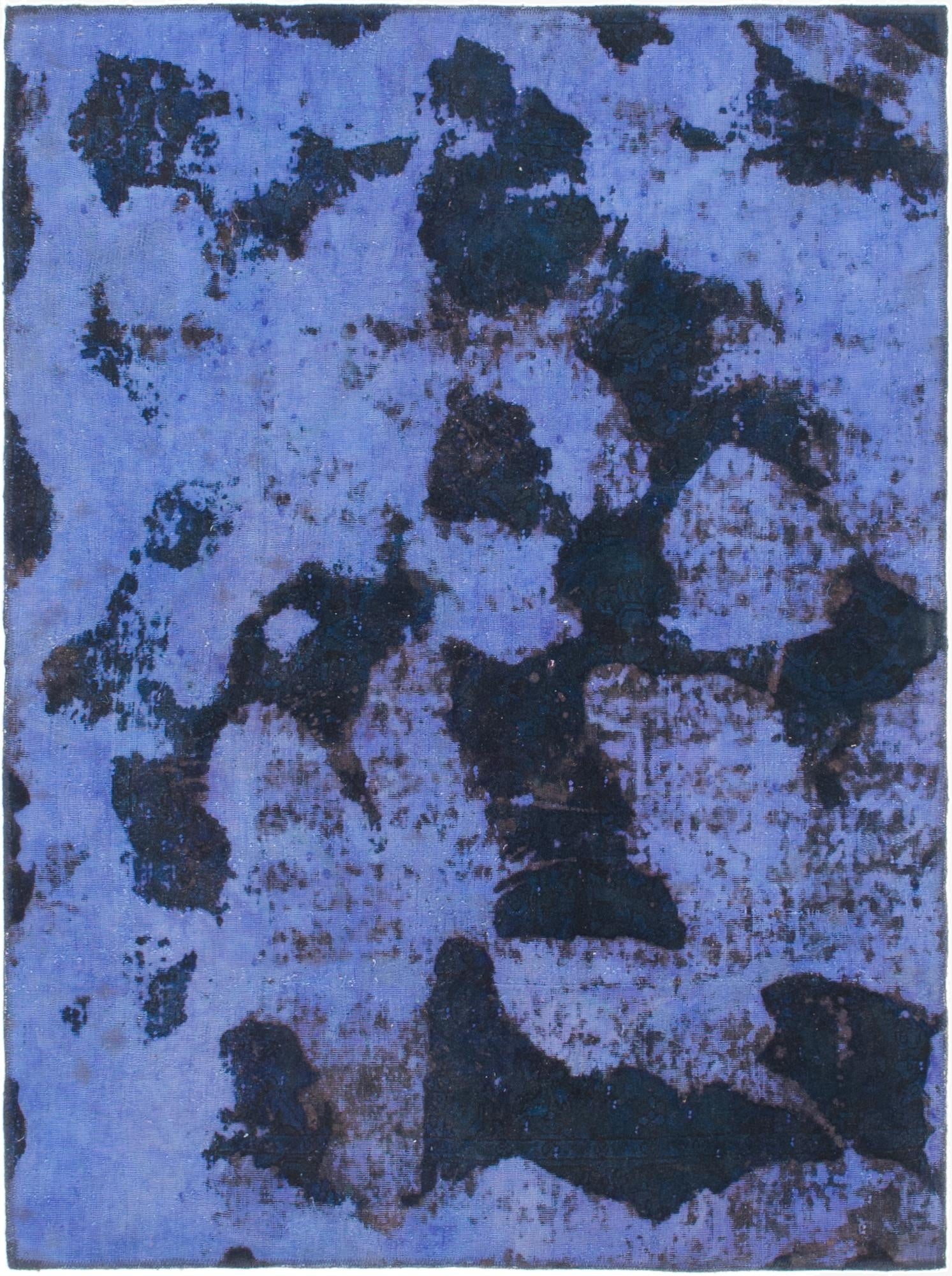 4' 9 x 6' 4  Hand Knotted Ultra Vintage Persian Wool Rug