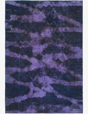 6' x 8' 10 Hand Knotted Ultra Vintage Persian Wool Rug