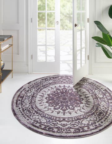 4' x 4' Chesterfield Round Rug