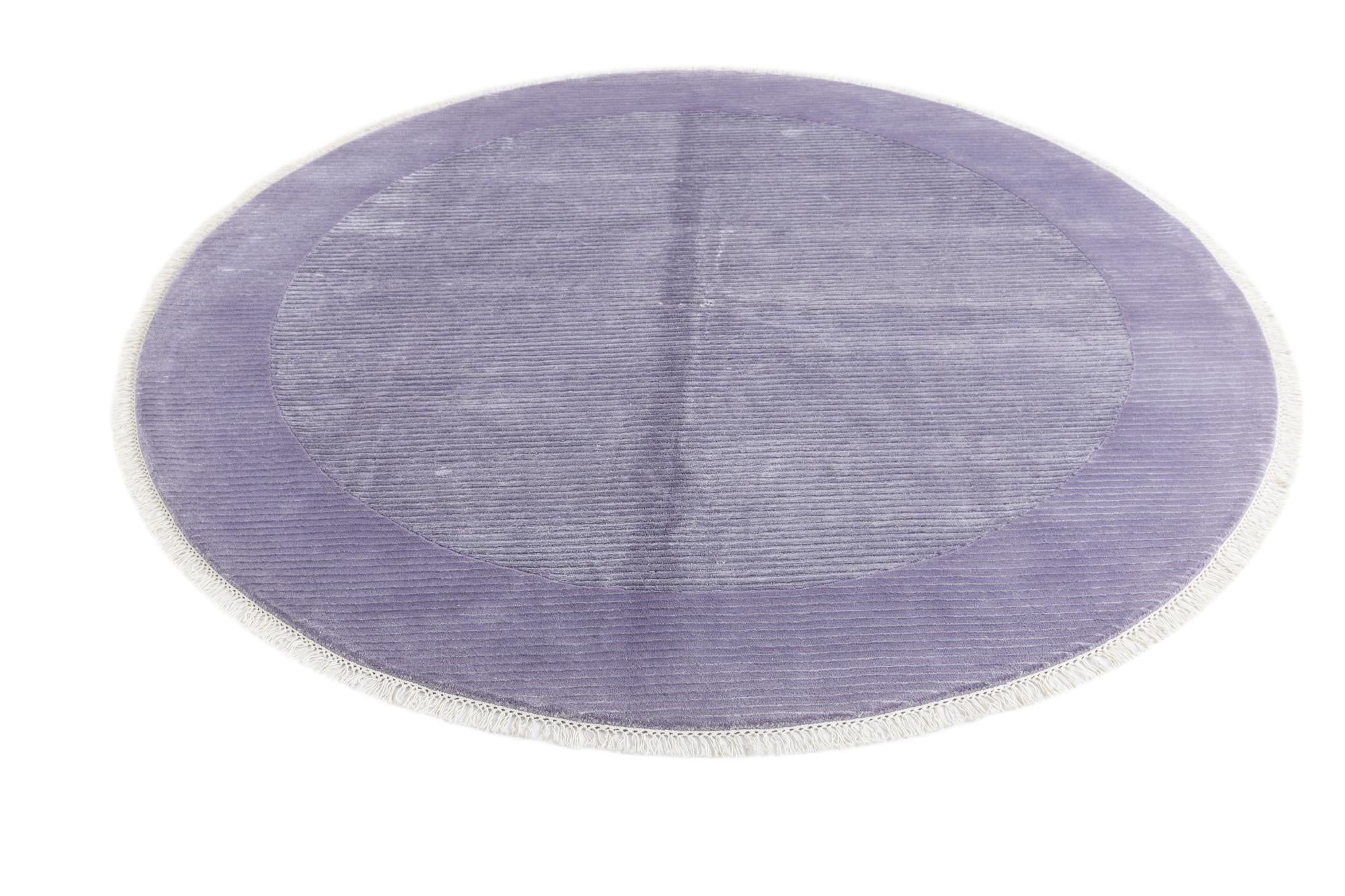 6' 6 x 6' 6 Hand Knotted Darya Wool Round Rug
