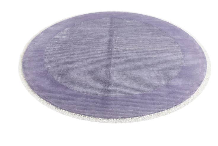 Detail image of 6' 6 x 6' 6 Hand Knotted Darya Wool Round Rug
