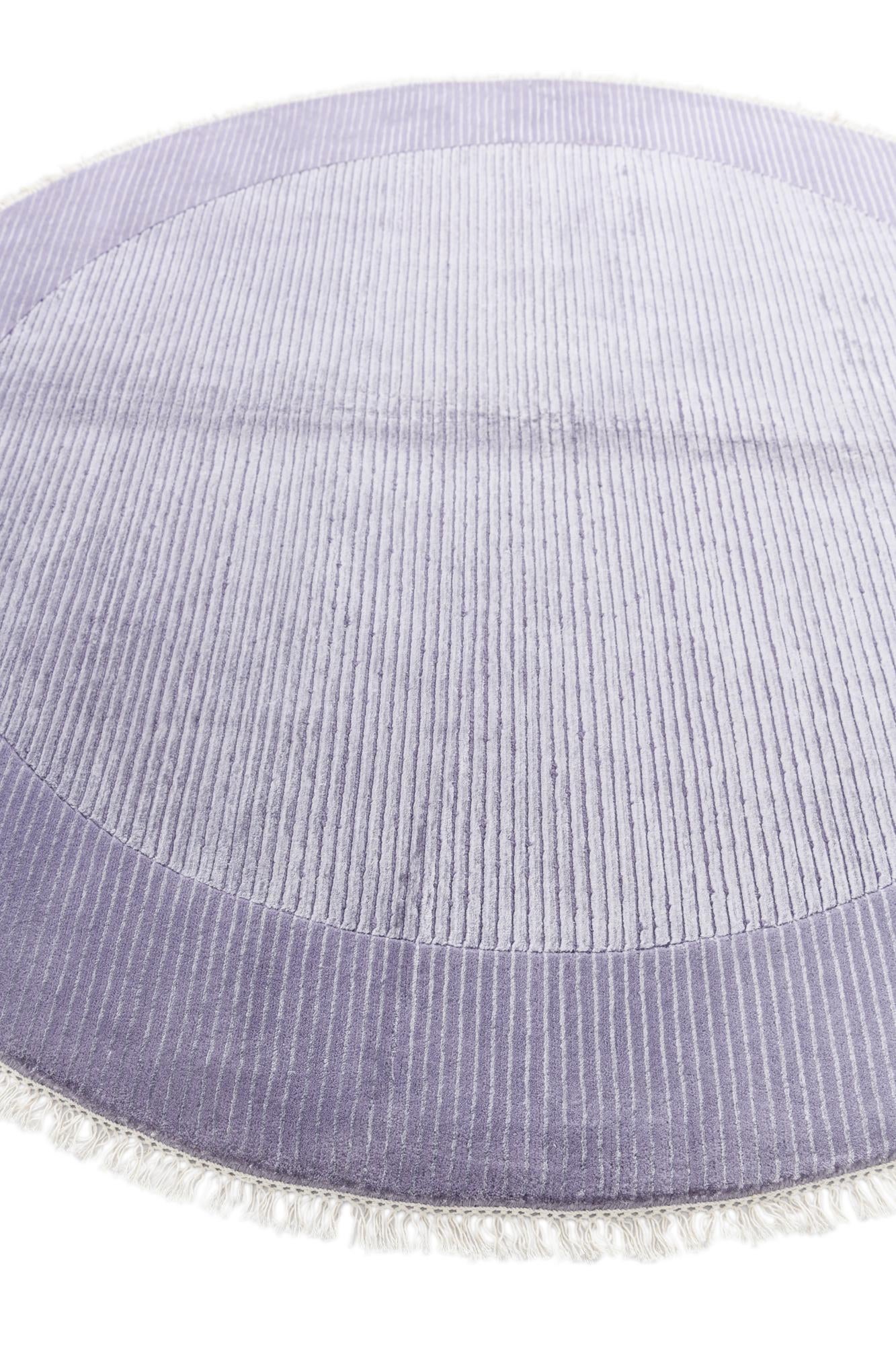 6' 6 x 6' 6 Hand Knotted Darya Wool Round Rug