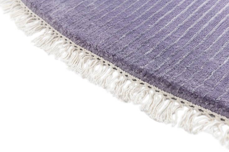 Detail image of 6' 6 x 6' 6 Hand Knotted Darya Wool Round Rug