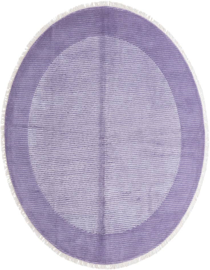 Detail image of 6' 6 x 6' 6 Hand Knotted Darya Wool Round Rug