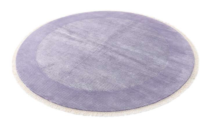 6' 6 x 6' 6 Hand Knotted Darya Wool Round Rug