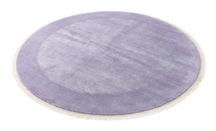 Detail image of 6' 6 x 6' 6 Hand Knotted Darya Wool Round Rug