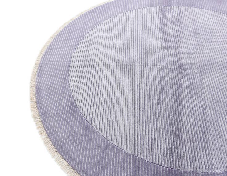 Detail image of 6' 6 x 6' 6 Hand Knotted Darya Wool Round Rug
