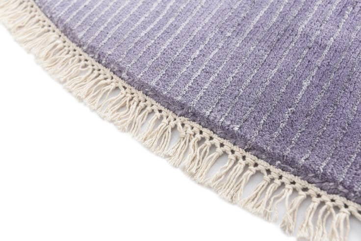 Detail image of 6' 6 x 6' 6 Hand Knotted Darya Wool Round Rug