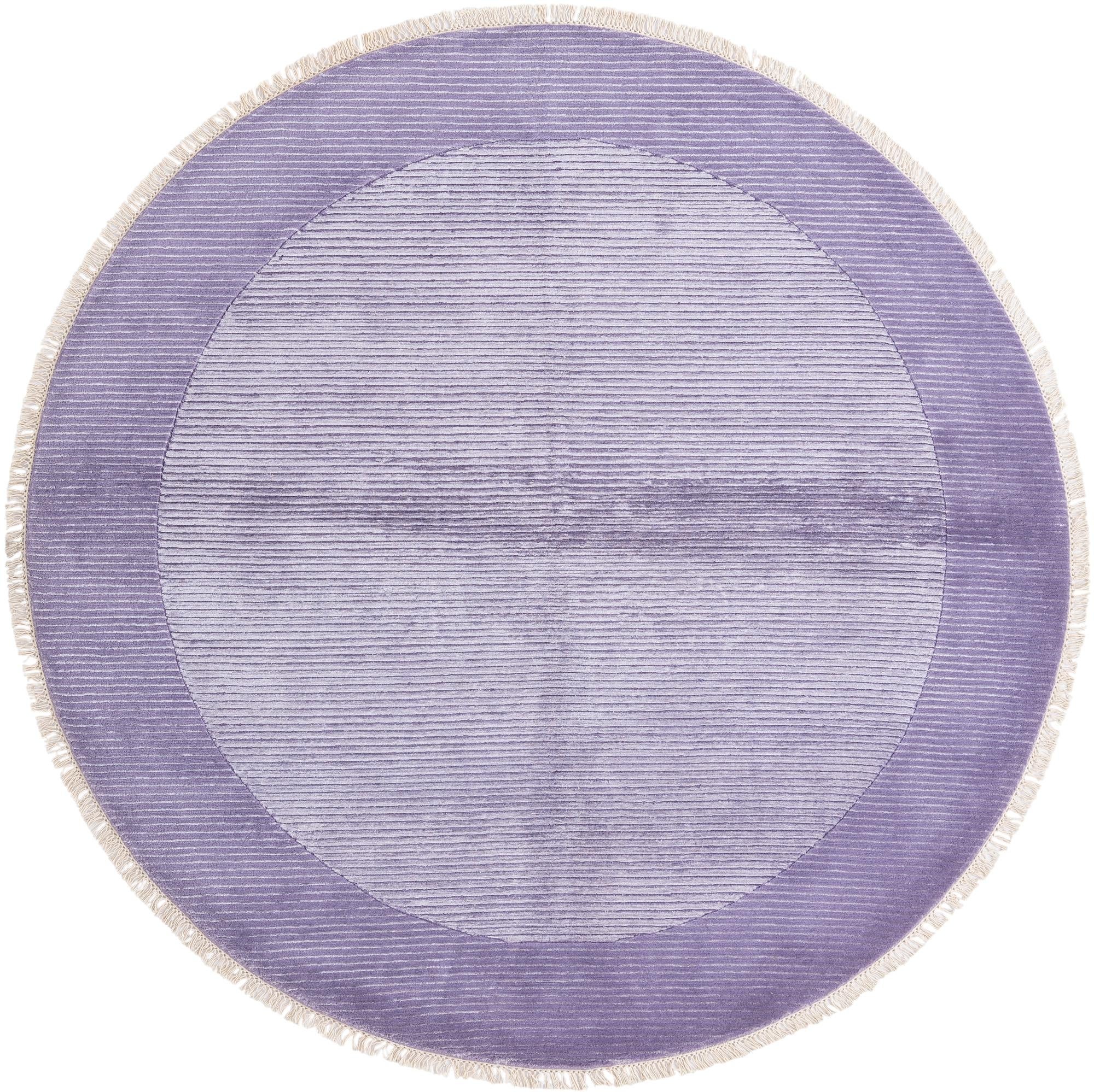 6' 6 x 6' 6 Hand Knotted Darya Wool Round Rug
