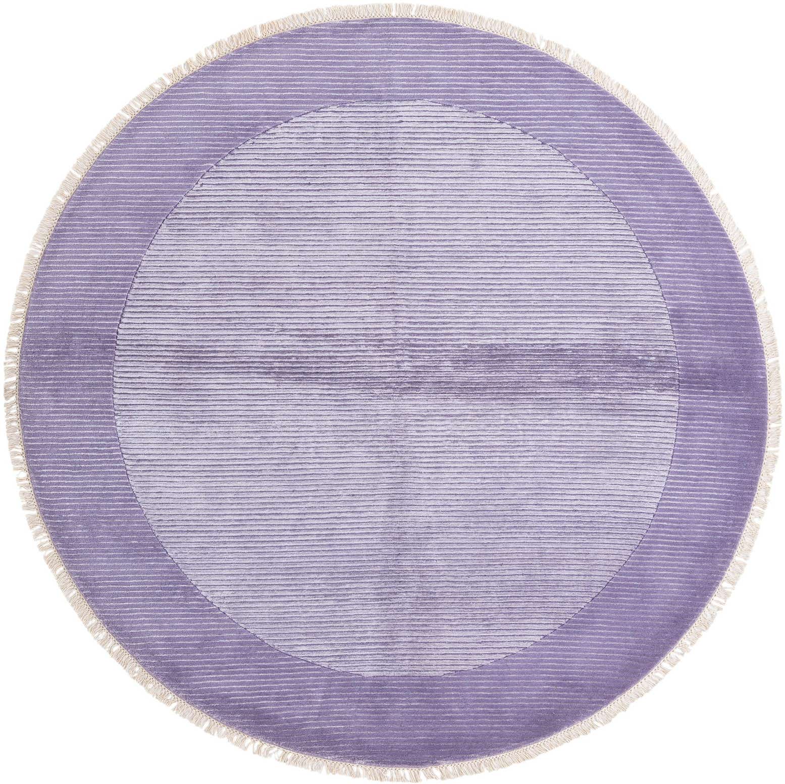 6' 6 x 6' 6 Hand Knotted Darya Wool Round Rug