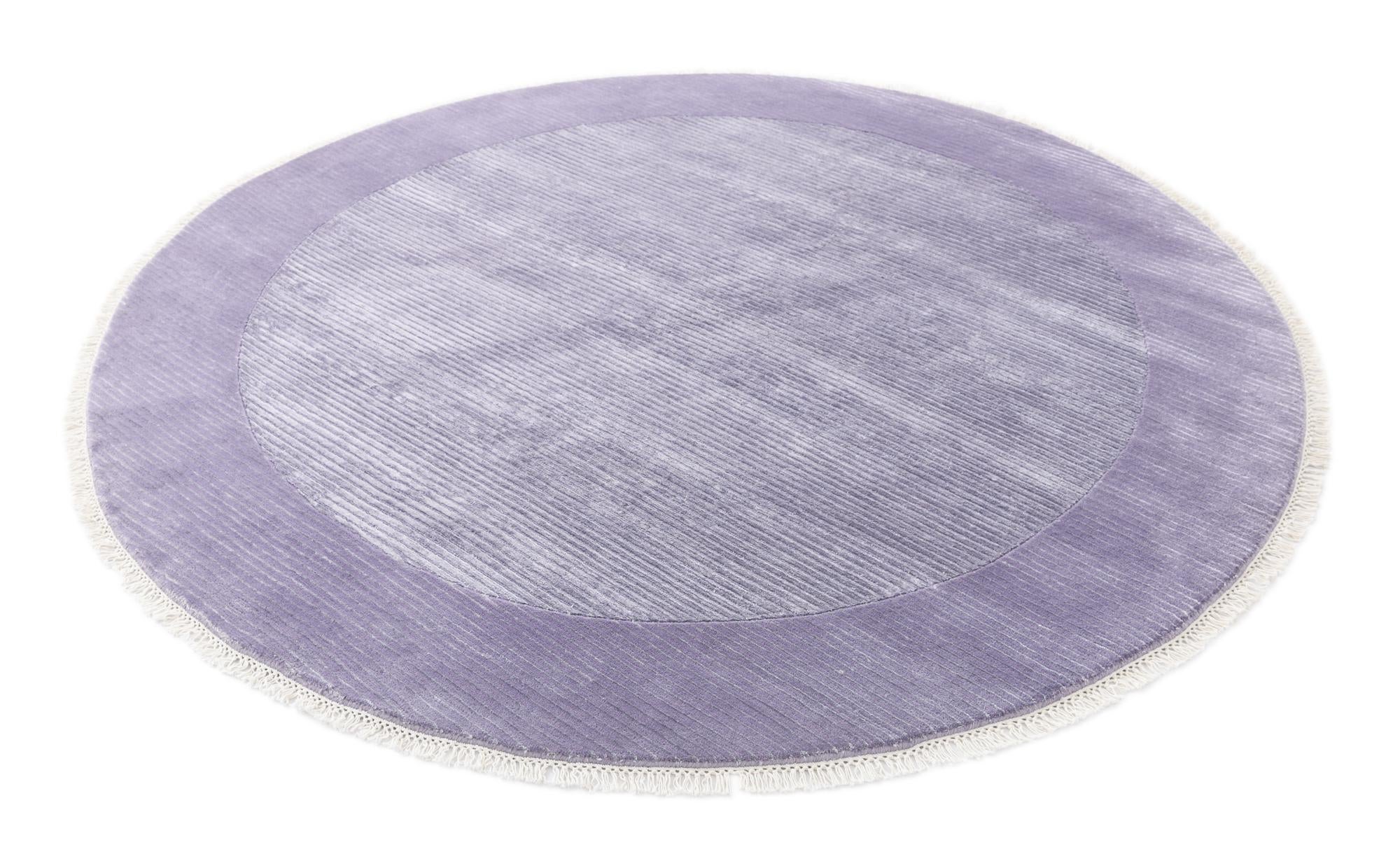 6' 6 x 6' 6 Hand Knotted Darya Wool Round Rug