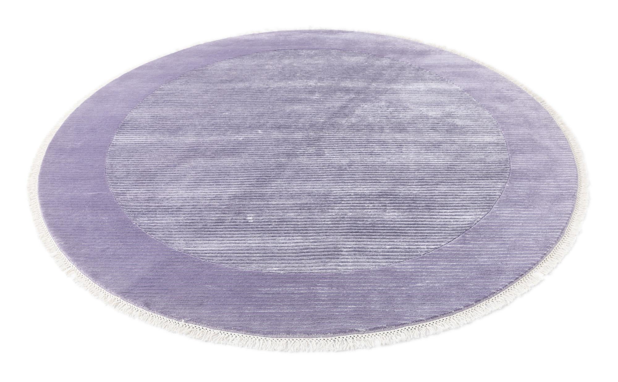 6' 6 x 6' 6 Hand Knotted Darya Wool Round Rug