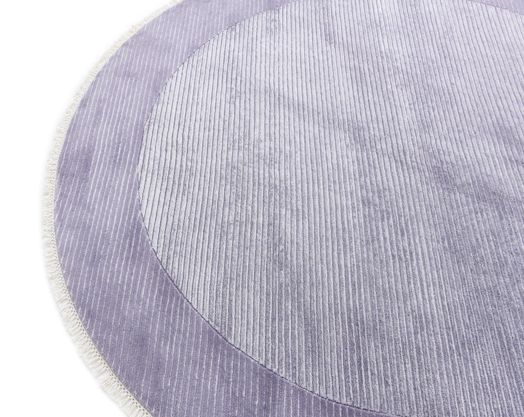 6' 6 x 6' 6 Hand Knotted Darya Wool Round Rug