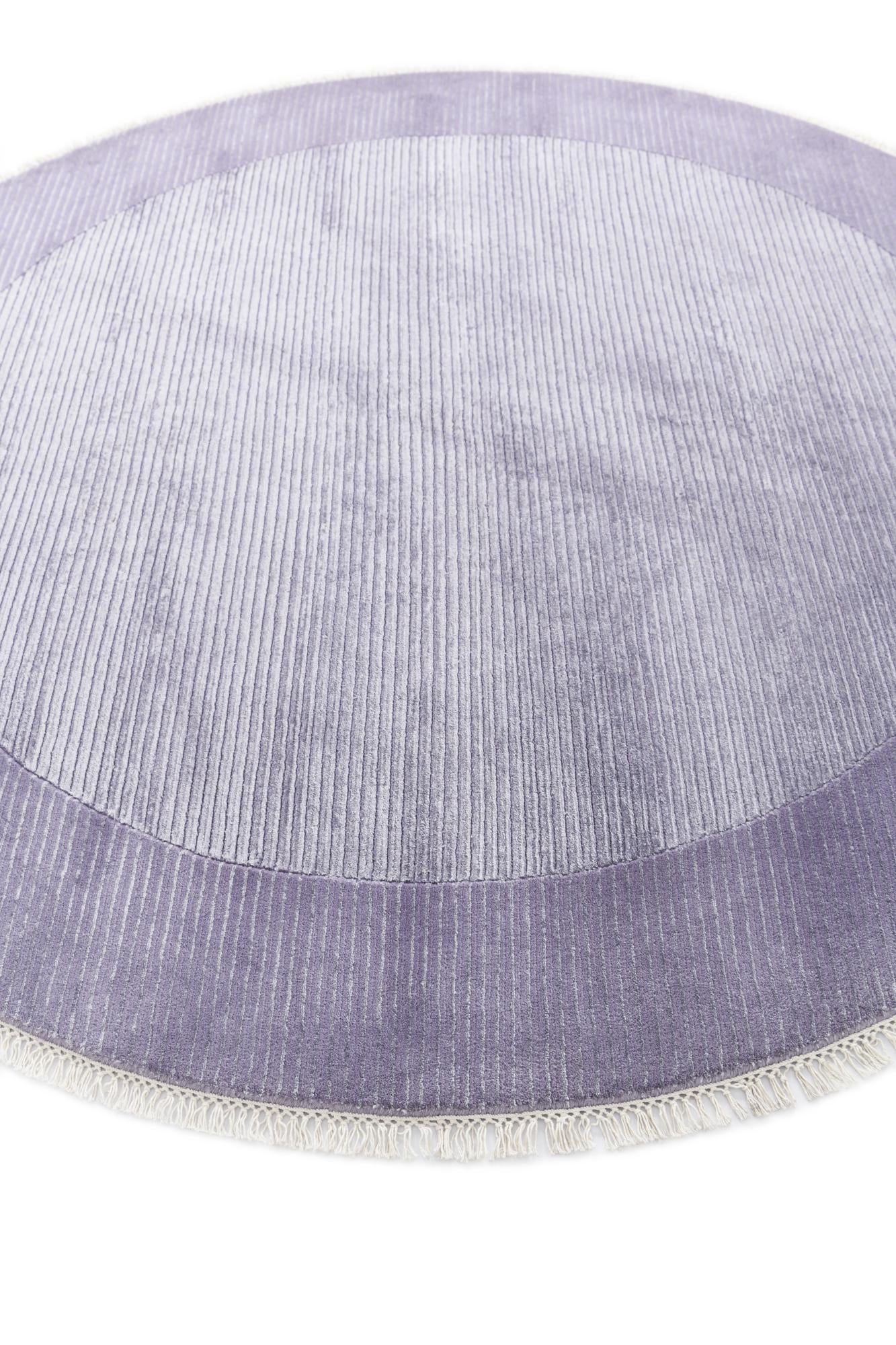 6' 6 x 6' 6 Hand Knotted Darya Wool Round Rug